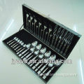 36pcs novelty and purple cutlery set for banquet